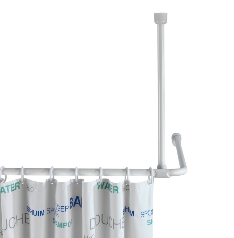 WENKO Deckenstütze für Duschstange 57 cm