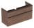 GEBERIT SMYLE SQUARE Waschbeckenunterschrank 118,4 cm breit, Braun dunkel