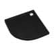 Aedler, Duschwanne Standard Plus Antis Black Scale 90x90x4,5R55