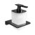 BadeDu SIRIUS Seifenspender mit Halter Schwarz matt