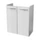 Fackelmann MILANO Waschbeckenunterschrank 52 cm, Weiß