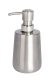 WENKO SOLID Seifenspender 245 ml, Silber, Edelstahl rostfrei
